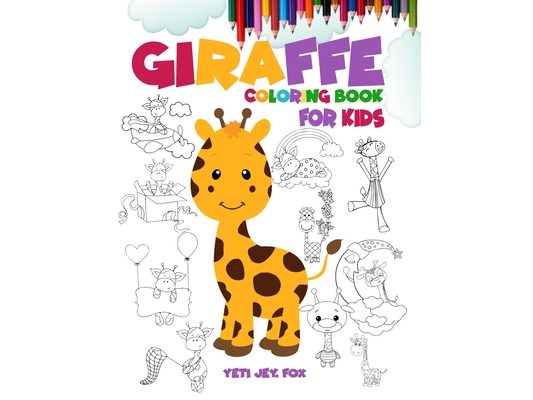 Giraffe coloring book for kids: Giraffe coloring book for 3-4-5-6-7-8-9-10 year old kids 102 coloring pages and 8.5 x 11 inch size