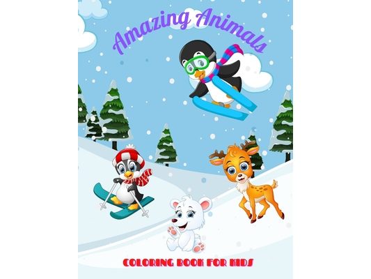 Amazing Animals - COLORING BOOK FOR KIDS