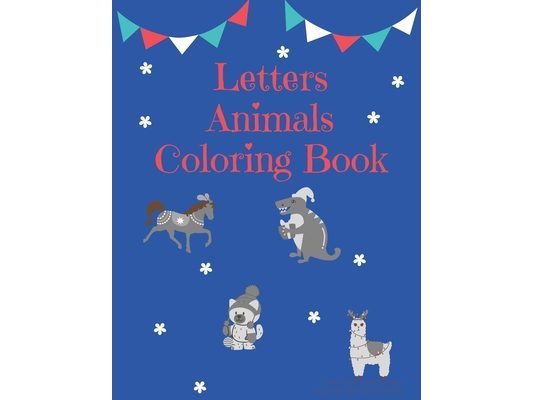 Letters Animals Coloring Book