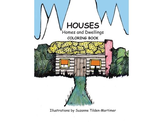 Houses Homes and Dwellings: Coloring Book