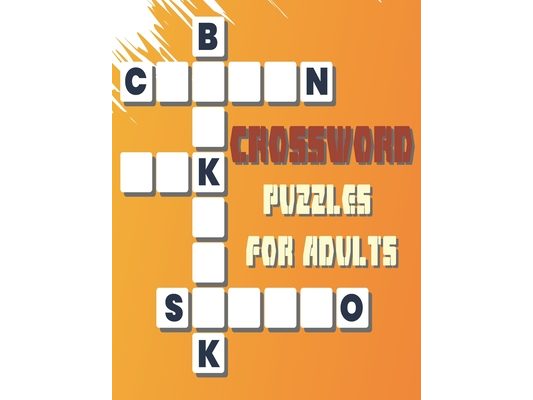 Crossword Puzzels for Adults: 42 Puzzles Brain for Men, Women; Adult & Seniors; Medium Difficulty; EASY TO READ