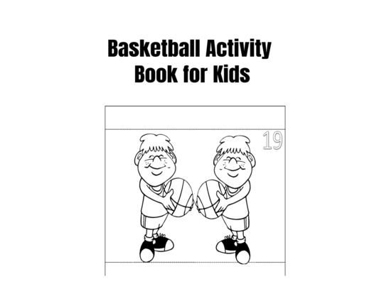 Basketball Activity Book for Kids