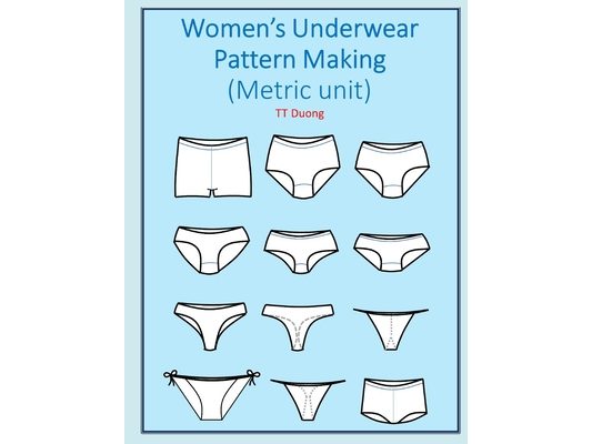 Women's Underwear Pattern Making (Metric unit)