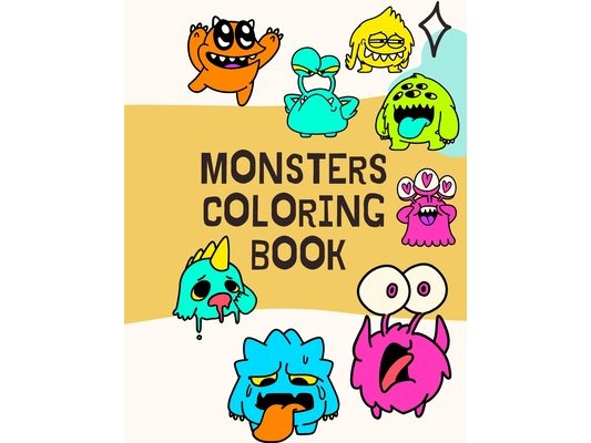 Monsters coloring book