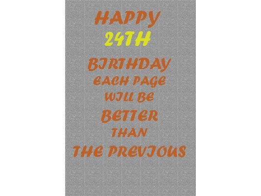 Happy 24th Birthday