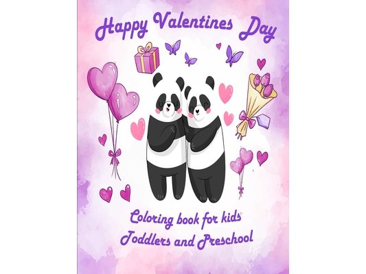 Valentine's Day Coloring Book for Kids: valentines coloring book for Preschool, big valentine's day coloring book, Cute Coloring Book for Little Girls