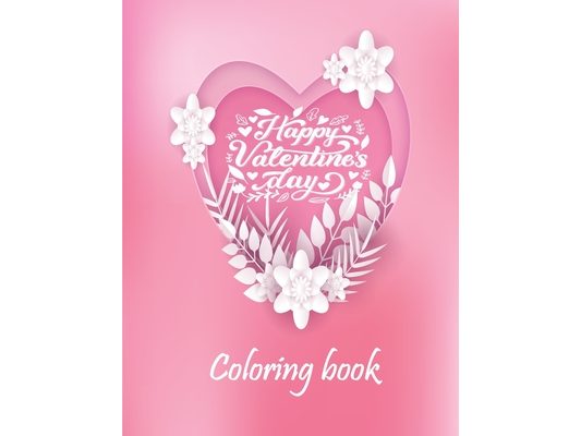 Valentine's Day Coloring Book: Stress Relieving Coloring Pages, Complex Mandala Coloring Books for Adults, Romantic Love Valentines Day Coloring Book