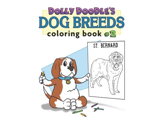 Dolly Doodles Dog Breeds Coloring Book #2
