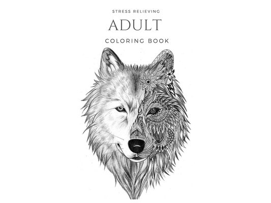 Stress-Relieving Adult Coloring Book