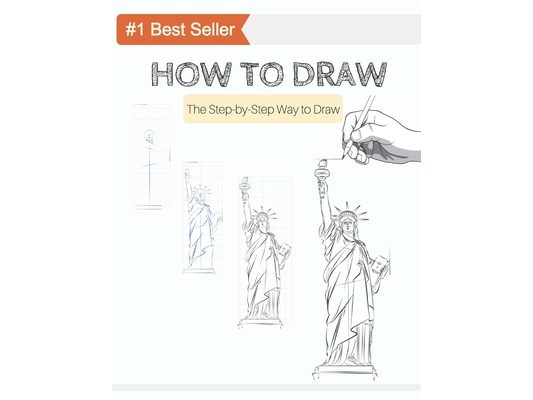 How to Draw: Anyone Can Draw World's Landmarks with this Book! The Step by Step Book to Draw World's Landmarks