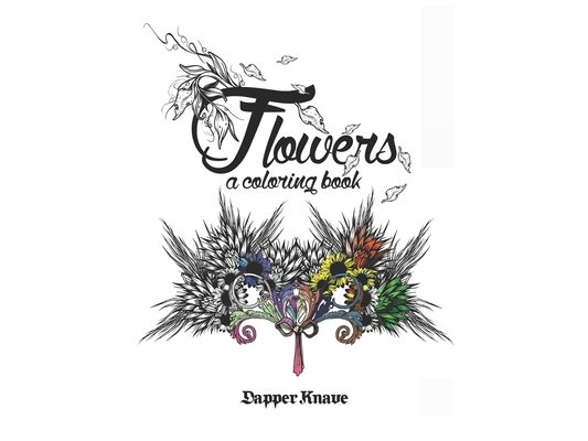 Flowers: a coloring book