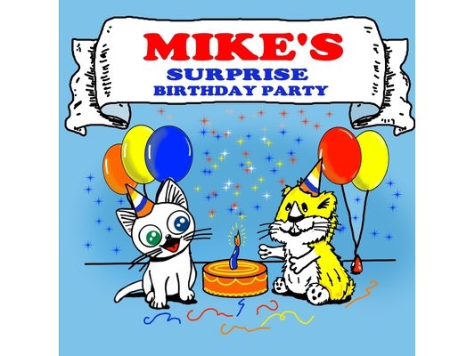 Mike's Surprise Birthday Party: A Surprise Birthday Party Kids Book