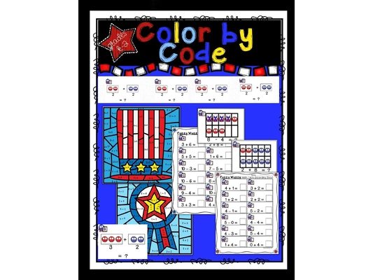 Color By Code: A Color by Numbers Book for kids (8.5x11 inches) (21.59 x 27.94 cm) 24 pages.