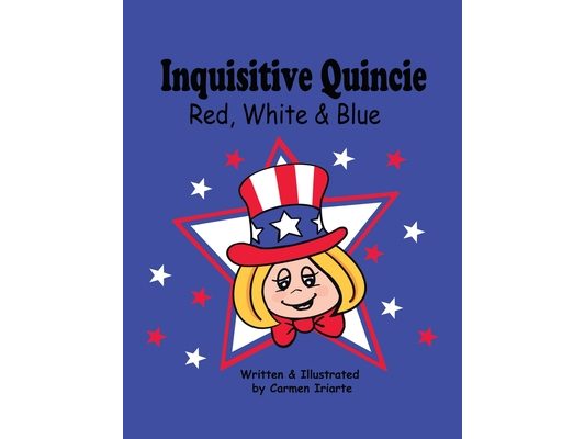 Inquisitive Quincie Red, White & Blue