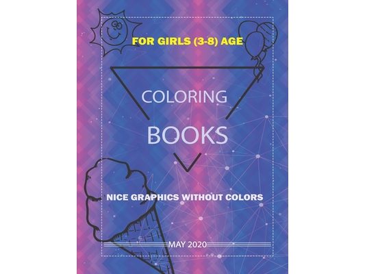 Coloring Books For Girls: Coloring books for girls: very beautiful: giraffe, cat, dog, lion, butterfly, rose, rabbit, lion, school bus, bird, bi