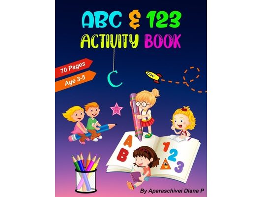 ABC and123 activity book