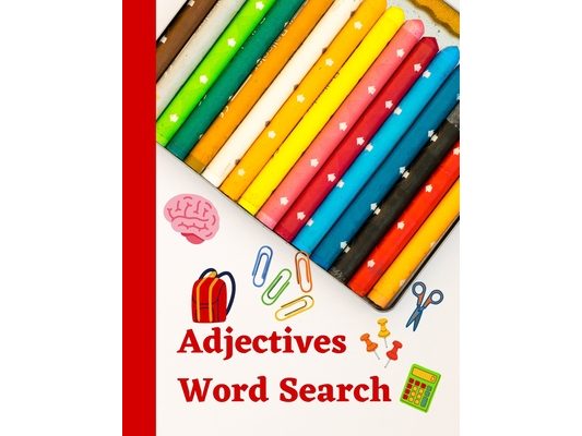Adjectives Word Search: English grammar puzzle activity book