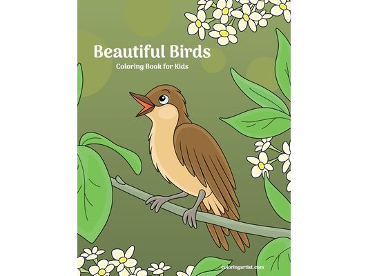 Beautiful Birds Coloring Book for Kids