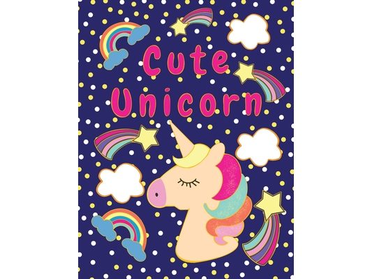 Cute unicorn: Coloring book for kids age 4-8, Easy to use, cute, has many page use and big picture Space, Suitable for children.