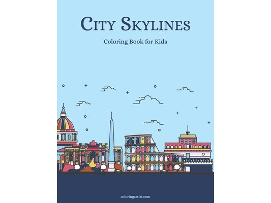 City Skylines Coloring Book for Kids