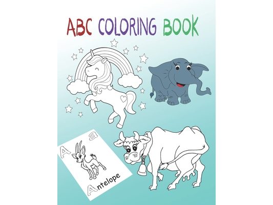 ABC coloring book: abc coloring book alphabet and animals, 2020