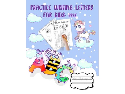 Practice Writing Letters for Kids Prek: Shapes, and letter tracing books for kids ages 3-5. Over 115 pages. learning to write for preschoolers from ea