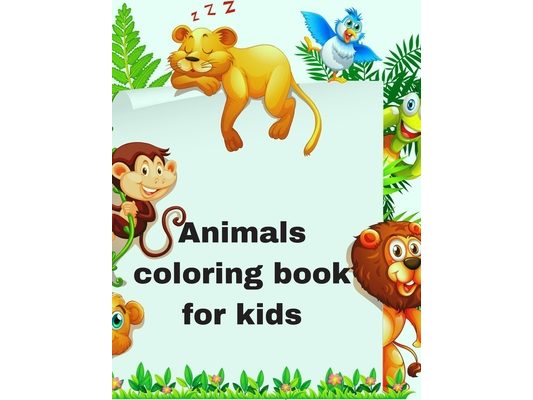 Animal coloring book for kids: 40 Animals Including Farm Animals, Jungle Animals, Woodland Animals and Sea Animals (Jumbo Coloring Activity Book ...