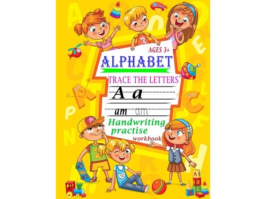 Trace Letters: Alphabet Handwriting Practice workbook for kids: Preschool writing Workbook with Sight words for Pre K, Kindergarten a