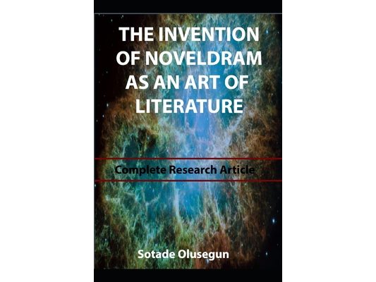 The Invention of Noveldram as Art of Literature: Complete Research Article