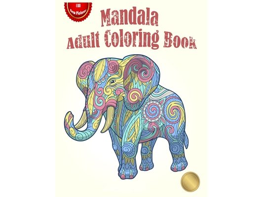 Mandala Adult Coloring Book: Coloring book for adults with 100 detailed mandalas for stress