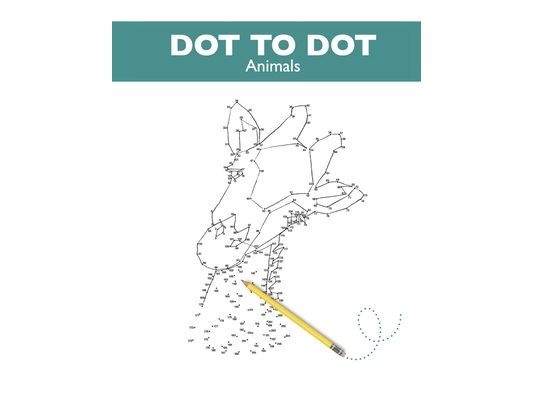 Dot to Dot - Animals: Dots to Dots Adults point by point dots to dots animal drawing animals Dots to connect