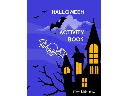 Halloween Activity Book for Kids 8-12: Fun and Creative Learning for Children with Cryptograms, Word Search and Word Scramble Puzzles, Mazes, Story St