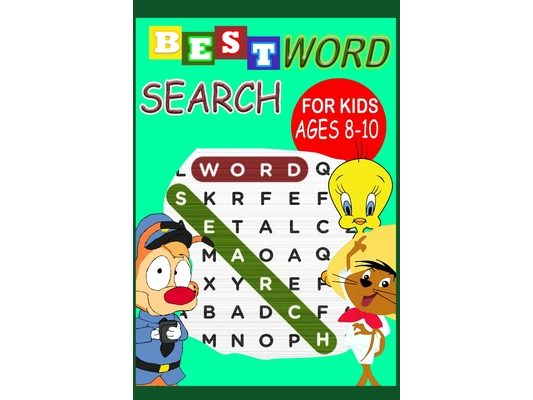 Best word search for kids ages 8-10: Word finder book for children literacy improvement, puzzles to learn