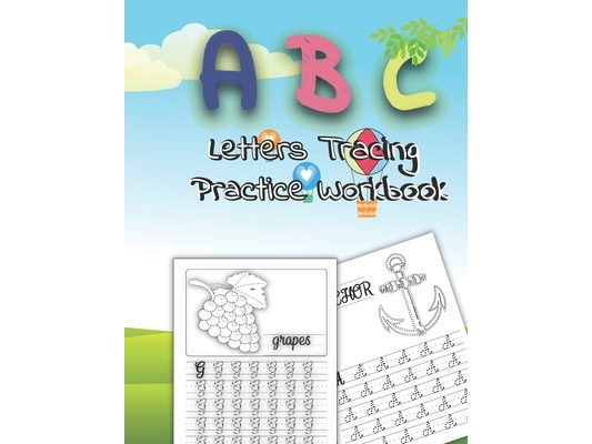 letters tracing practice workbook: For kids ages 3-5