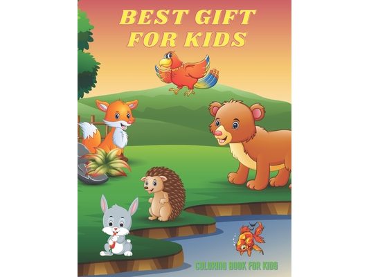 BEST GIFT FOR KIDS - Coloring Book For Kids: Sea Animals, Farm Animals, Jungle Animals, Woodland Animals and Circus Animals