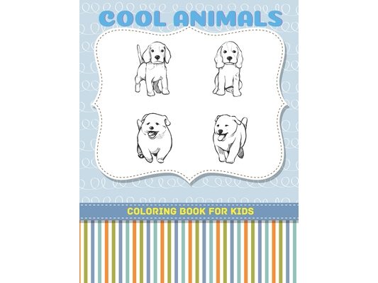 COOL ANIMALS - Coloring Book For Kids