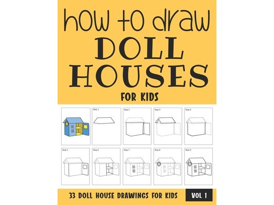 How to Draw Doll Houses for Kids - Vol 1