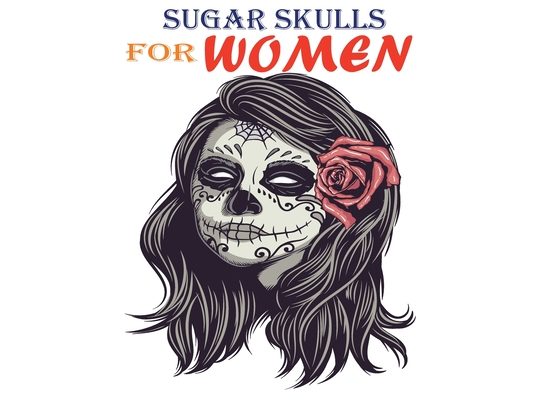 Sugar skull for women: A Coloring Book For Adult Relaxation With Beautiful fun skull