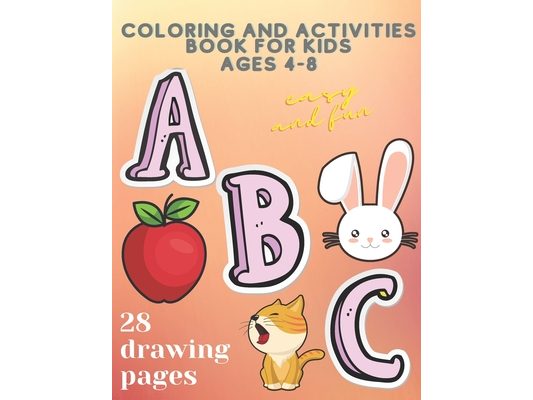 ABC: coloring and activities book for kids