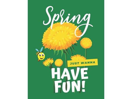 Spring: Just Wanna Have Fun: Help Your Little One to Develop the FINE MOTOR SKILLS and CREATIVITY. Great Coloring Activity boo