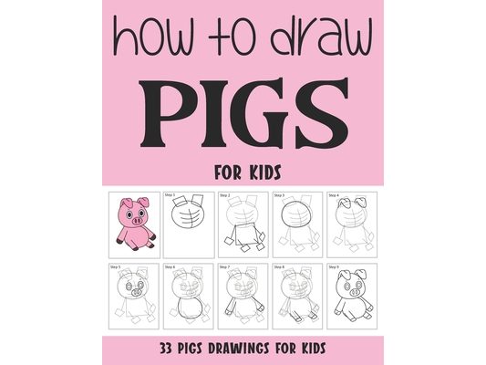 How to Draw Pigs for Kids