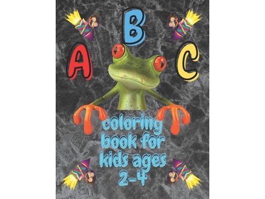 Abc coloring book for kids ages 2-4: The Little ABC Coloring Book
