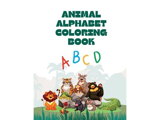 Animal Alphabet Coloring Book