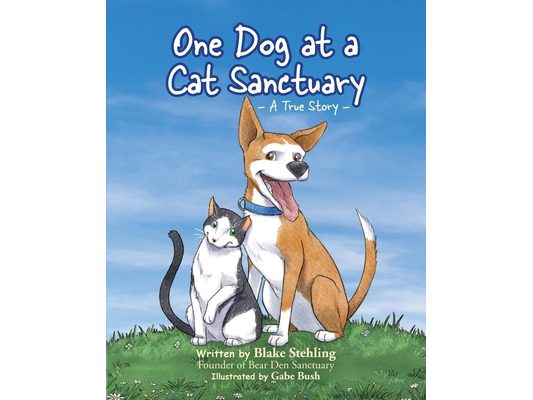 One Dog at a Cat Sanctuary