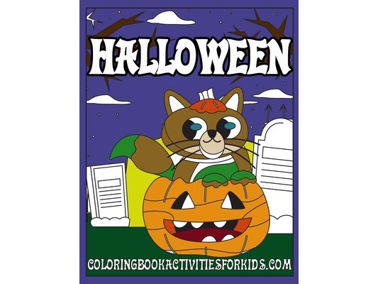 Coloring Book Activities For Kids: Halloween
