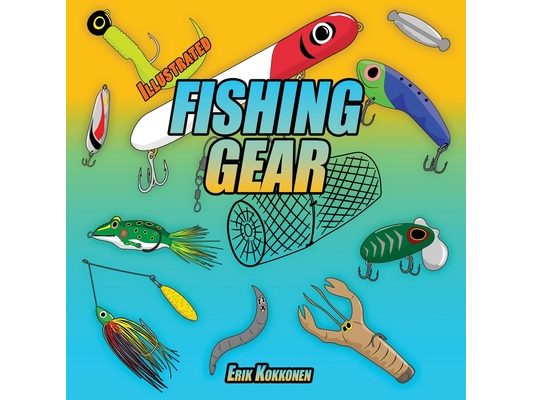 Illustrated Fishing Gear For Kids
