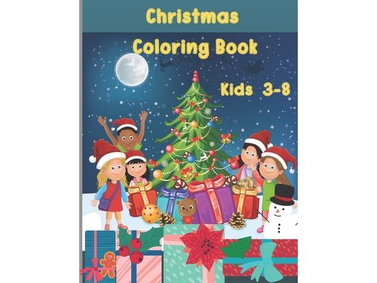 Toddlers Easy Christmas Coloring Book: Simple Fun Large Image for kids age between 3-8.