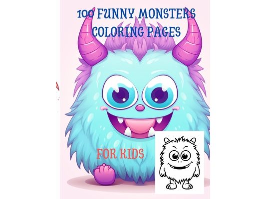 100 Funny monsters Coloring pages