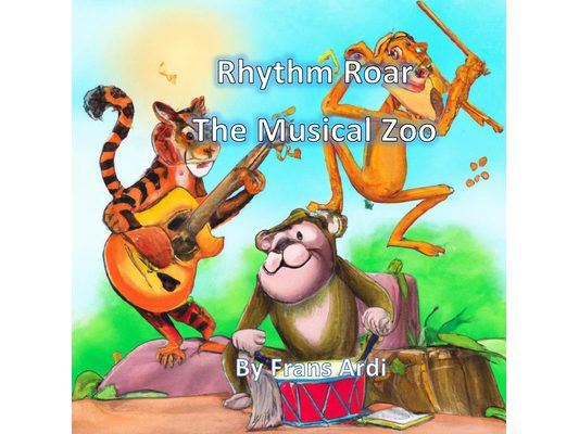 Rhythm Roar The Musical Zoo: Children Story about tiger lion monkey who plays music piano band