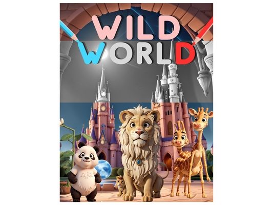Wild Worlds: A Coloring Adventure with 101 Animal Environments